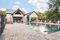 Resort style pool and Hillside Commons Clubhouse